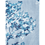 polyester semi transparent door curtain (pack of 2, blue) (copy)