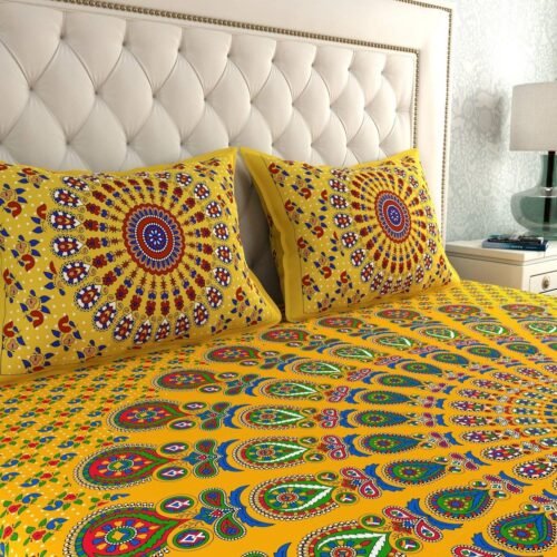 Pure Cotton Bedsheet,pure cotton bedsheet double bed,pure cotton bedsheets online,Jaipuri Bedsheet,jaipuri bedsheet price,jaipuri bedsheet double bed